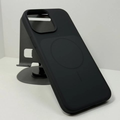 Чохол iPhone 13 pro max, чорний з підтримкою Magsafe. Чехол на айфон 13 про макс