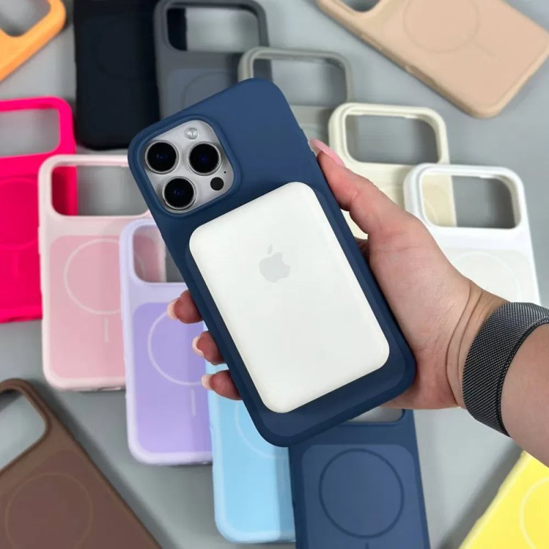 Чохол iPhone 13 pro max, чорний з підтримкою Magsafe. Чехол на айфон 13 про макс — фото 5