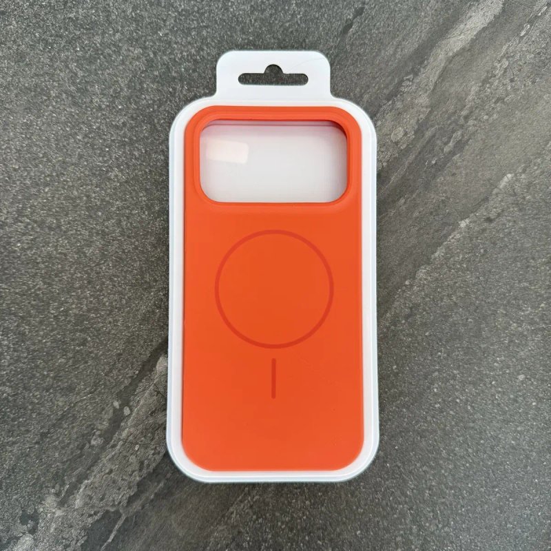 Чохол iPhone 17 Pro Max MagSafe з мікрофіброю Silicone Case. Чехол айфон 17 про макс с магсейф — фото 5