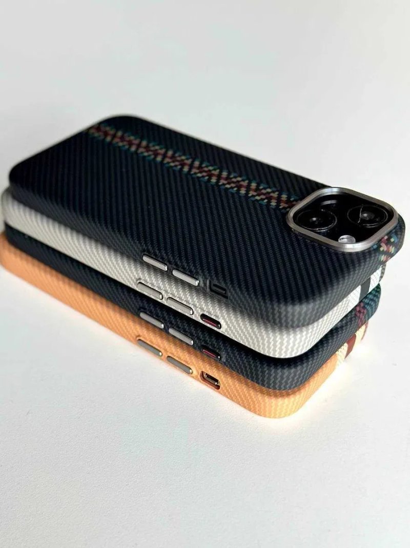 Чохол карбон карбоновий з підтримкою MagSafe iPhone 15 / 16 Pro Max чехол айфон про макс магсейф карбоновый тонкий легкий — фото 5