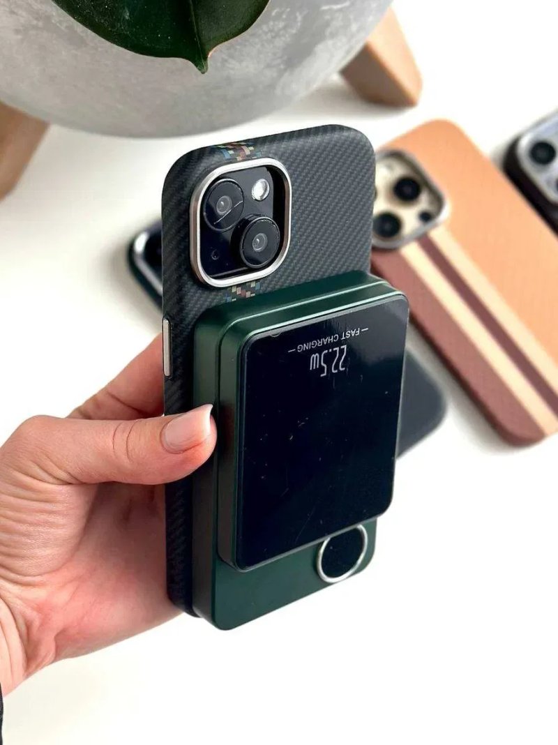Чохол карбон карбоновий з підтримкою MagSafe iPhone 15 / 16 Pro Max чехол айфон про макс магсейф карбоновый тонкий легкий — фото 7