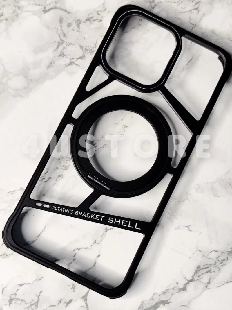 Чохол металевий з Magsafe на iPhone 16 Pro Max премиум из металла из дерева из кожи преміум чехол металевий шкіряний дерев'яний — фото 2