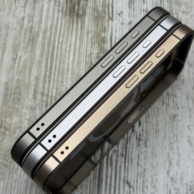 Чохол преміум Leather Metal MagSafe на iPhone 16 Pro/ 16 Pro Max Чехол — фото 5