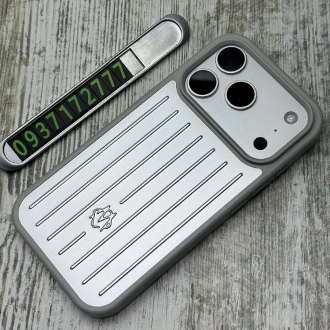 Чохол преміум Rimowa Case на iPhone 17 Pro Max/ 17 Pro/ 18 Pro Max Метал. Римова. Чехол