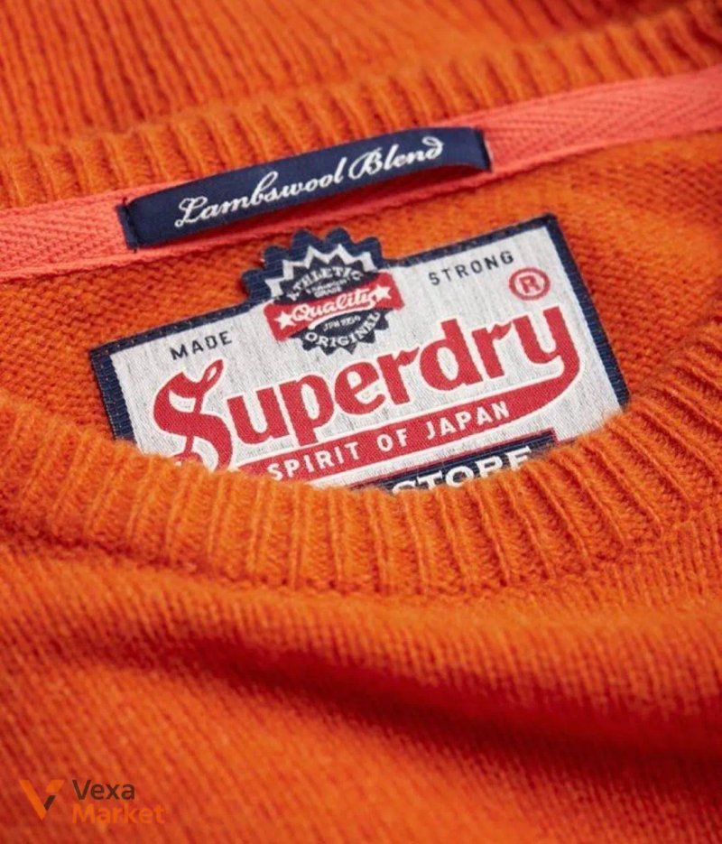 Чоловічий джемпер Superdry Harrow Crew, шерсть, розмір M — фото 2