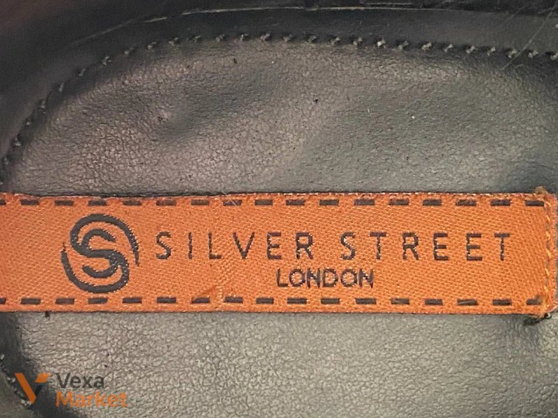 Чорні чоловічі черевики челсі Silver Street London Argyll — фото 7