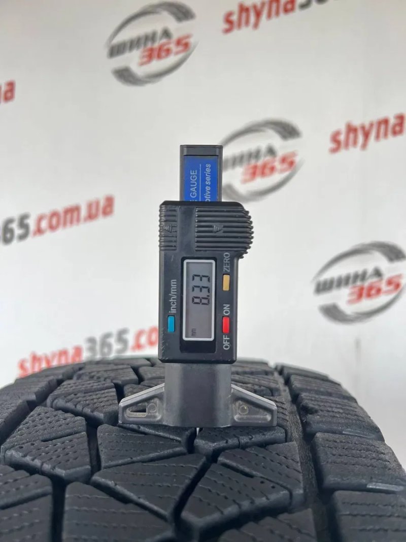 Чотири шини бу 225/65 R17 Bridgestone Blizzak DM-V2 арктичні 8 мм вартість за одну шину — фото 3