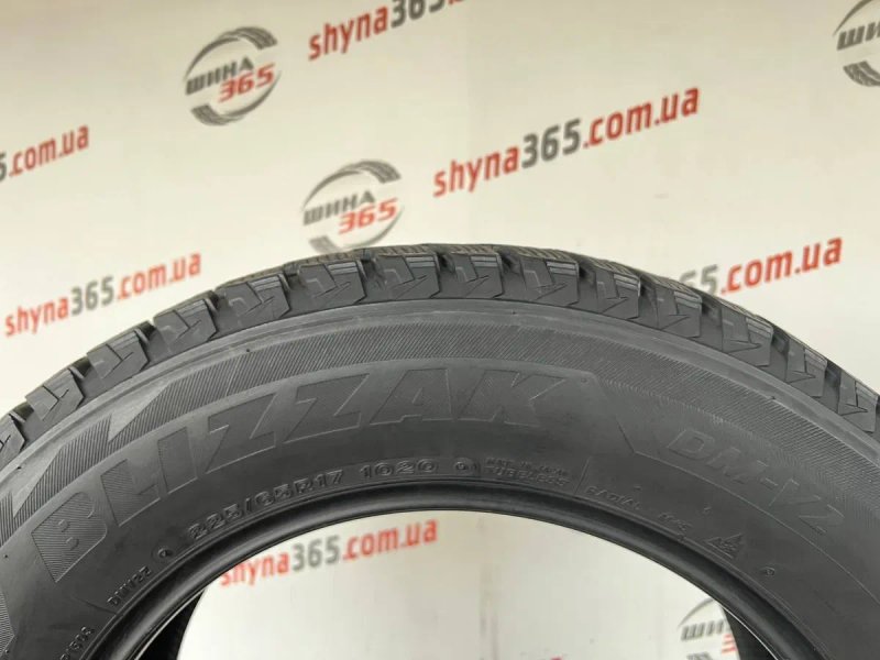 Чотири шини бу 225/65 R17 Bridgestone Blizzak DM-V2 арктичні 8 мм вартість за одну шину — фото 5