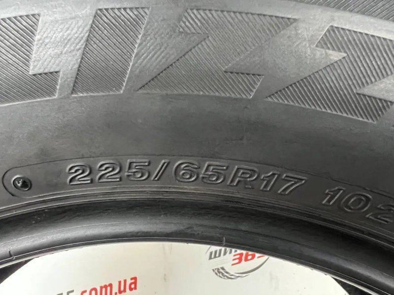 Чотири шини бу 225/65 R17 Bridgestone Blizzak DM-V2 арктичні 8 мм вартість за одну шину — фото 6