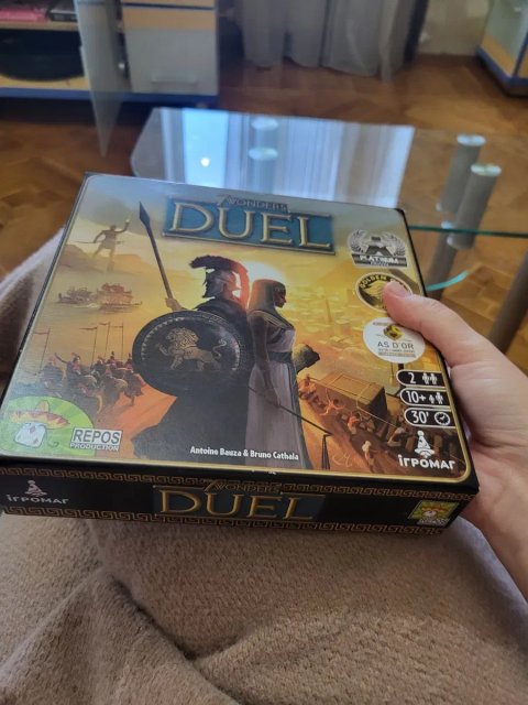 7 Чудес: Дуель (7 Wonders Duel) + органайзер + протектори (Як нова | укр локалізація) БЕЗ ТОРГУ