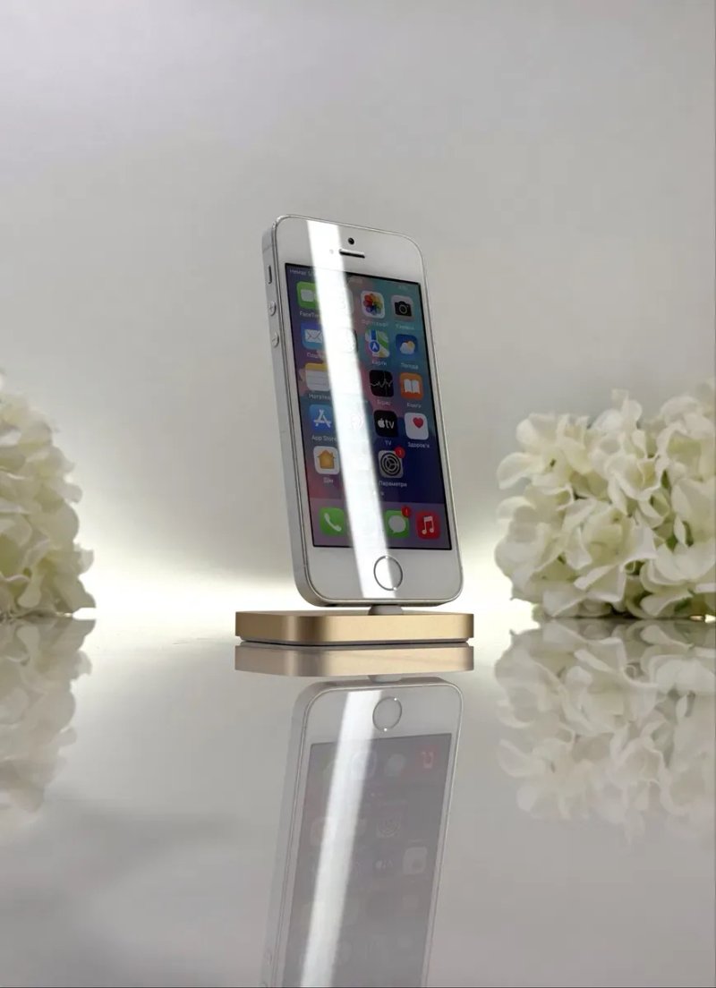 Чудовий iPhone SE 1 64GB Neverlock 89%АКБ Silver (Магазин Гарантія) — фото 2