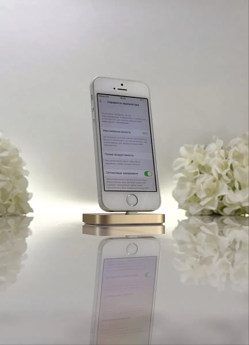 Чудовий iPhone SE 1 64GB Neverlock 89%АКБ Silver (Магазин Гарантія) — фото 4