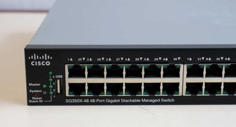 Cisco SG350X-48 керований комутатор 48x1G 4x10G uplink — фото 2