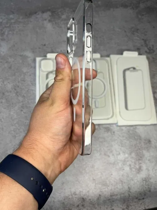 Clear Case MagSafe iPhone 13 Pro Max | 13 Pro | 13 | Animation | Прозорий чохол Прозрачный чехол анимация | не жовтіє — фото 5