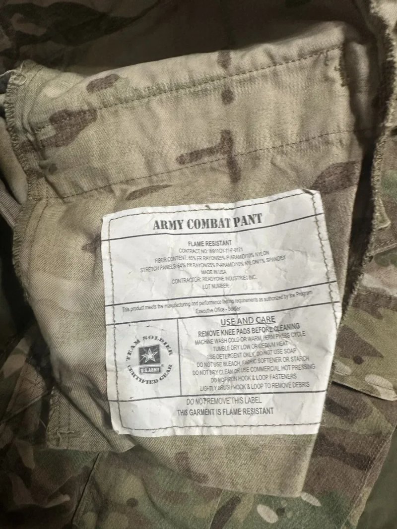 Combat pants,multicam,medium short — фото 4