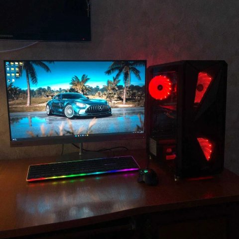 Cтационарный игровой ПК RX 580 Saphire Компьютер i5 ядра Системный блок 500GB