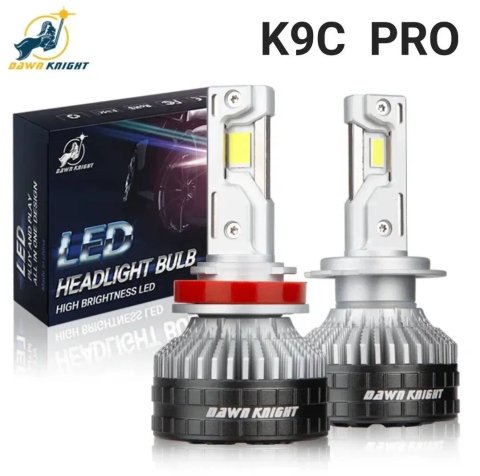 DAWN KNIGHT K9C Pro H7 H4 H8 H9 H11  H1 HB3 9005 HB4 9006 LED H13 H15 H27. Ціна вказана за комплект (2шт)
