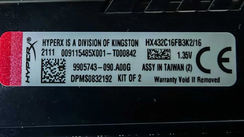 DDR4 2x8GB 3200(3600)MHz Kingston HyperX — фото 2