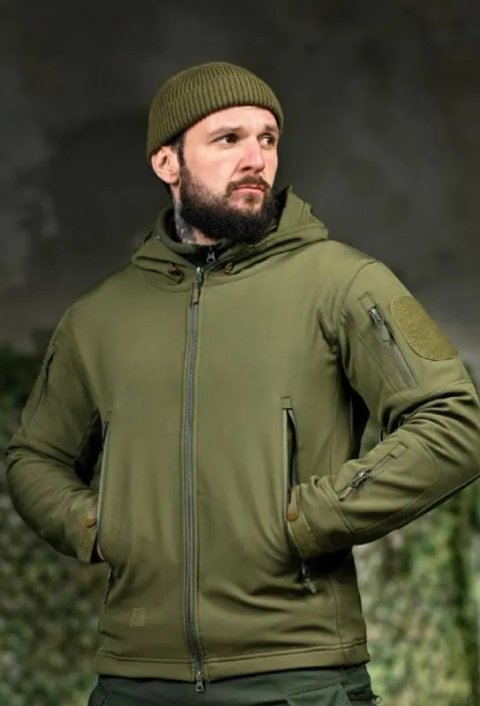 Демісезонна тактична куртка Soft Shell олива, мультикам, чорний S-XXXL