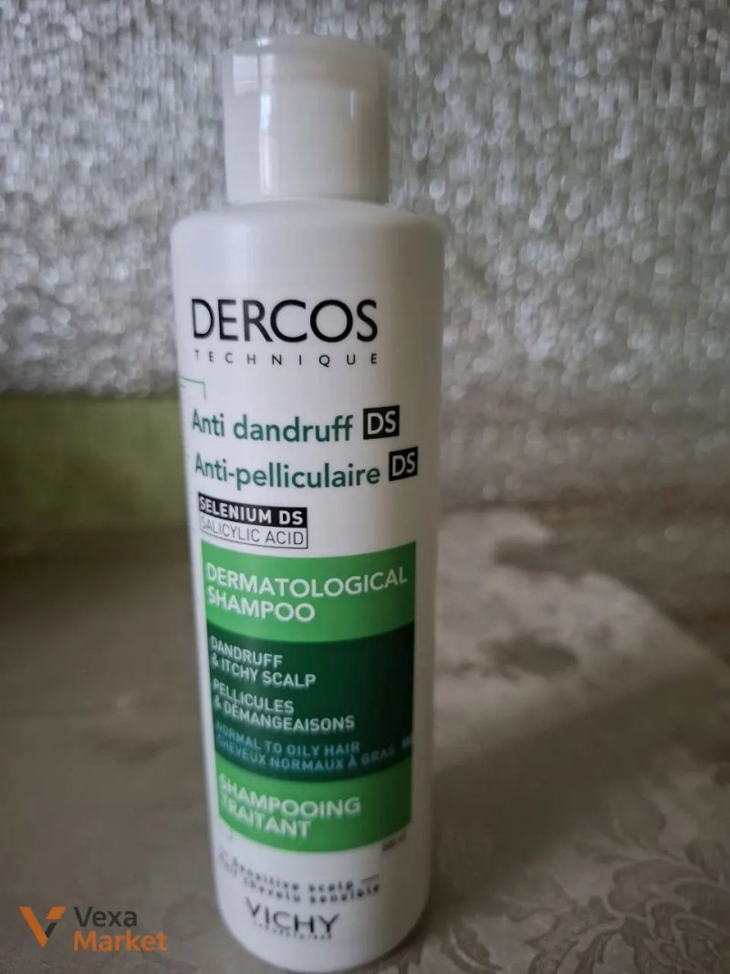 Дерматологічний шампунь Vichy Dercos Technique Anti-Dandruff DS проти лупи та свербіжу — фото 2