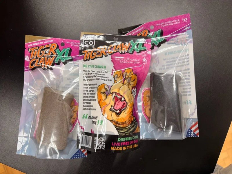 DFCO Kung Fu Grip Tiger Claw Tiger Claw XL QUICK STOP Die Free рукоятки нові оригінальні з США в наявності у Києві M-Lok Made in the USA — фото 2