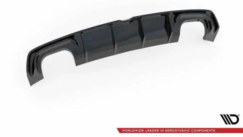 Диффузор Audi S3 8V \ A3 8V S-line (12-16) тюнинг обвес юбка — фото 6