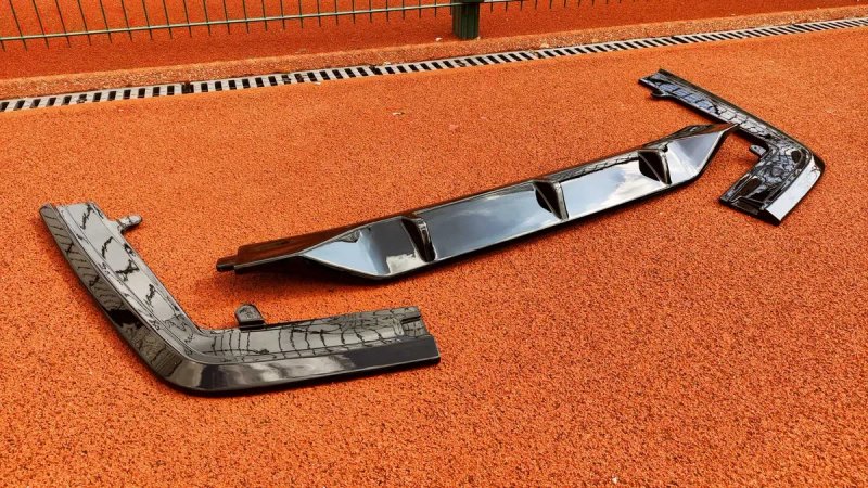 Диффузор бампера BMW 7 G11 G12 БМВ Г11 губа сплиттер спойлер сплітер БМВ 7 — фото 4