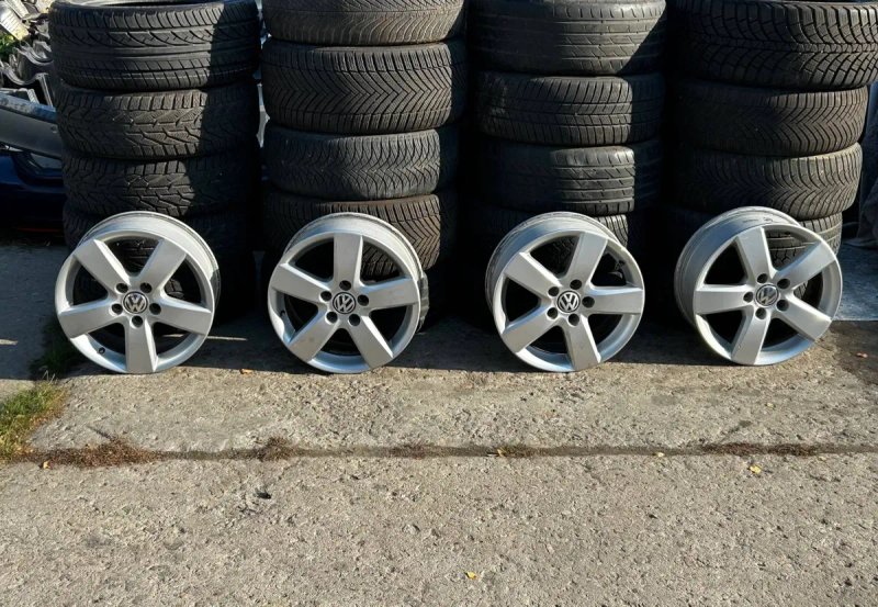 Диски 16 радіус Фольксваген комплект титанів r16 5 / 112 гольф 5 пасат б6 — фото 2