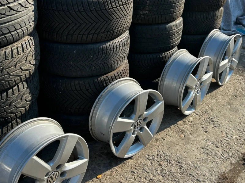 Диски 16 радіус Фольксваген комплект титанів r16 5 / 112 гольф 5 пасат б6 — фото 5