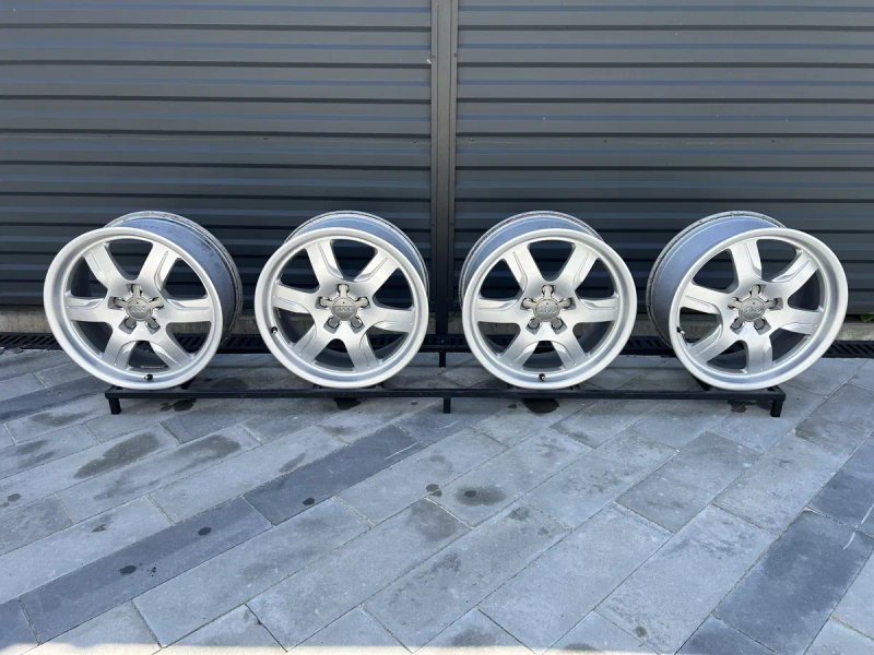 Диски 17R 5x112 7.5J ET28 DIA66.6 Audi А6 А4 Skoda Golf — фото 4