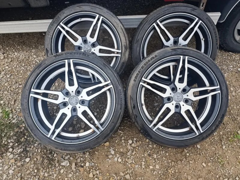 диски 5/114.3/r18ет40,цо74.1 Barracuda з колесами 225/40/r18 4mm літоToyota Kia Mazda Hyundai — фото 2