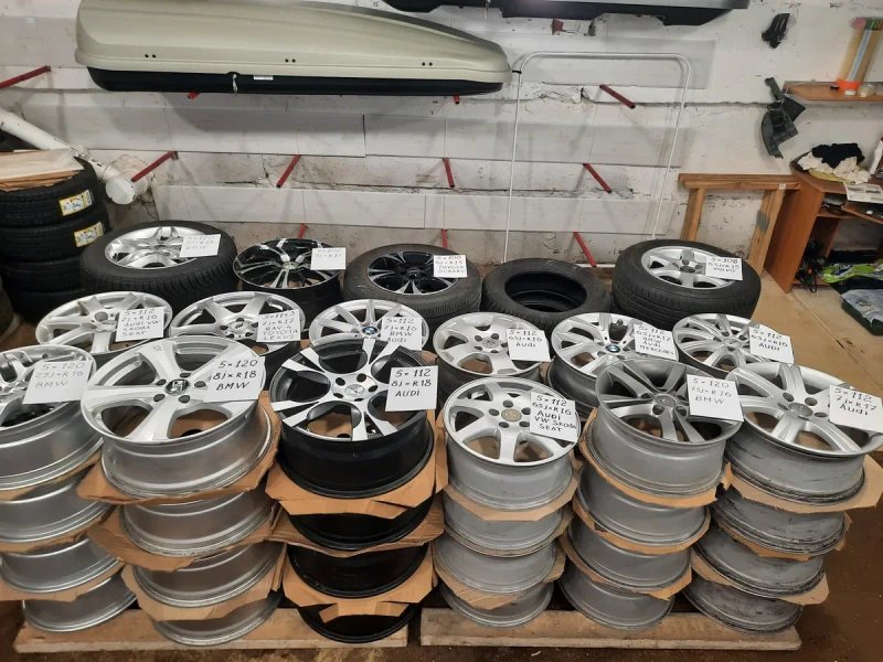 Диски 7,5j × r16  pcd  5 × 120 BMW, як нові. r15  r17 r18 audi mercedes volvo vw toyota seat — фото 7