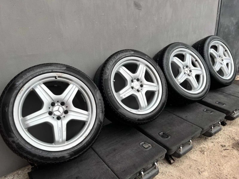 Диски AMG с резиной R20 Mercedes GL X164 ML W164 колеса титаны 166 — фото 2