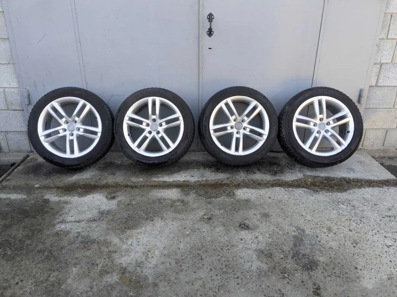 Диски Audi A4 B8 A6 C7 A7 Q5 R18 5x112 ET47 8K0601025CC Титани колеса — фото 2