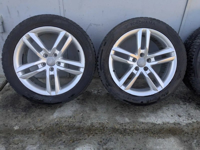 Диски Audi A4 B8 A6 C7 A7 Q5 R18 5x112 ET47 8K0601025CC Титани колеса — фото 3