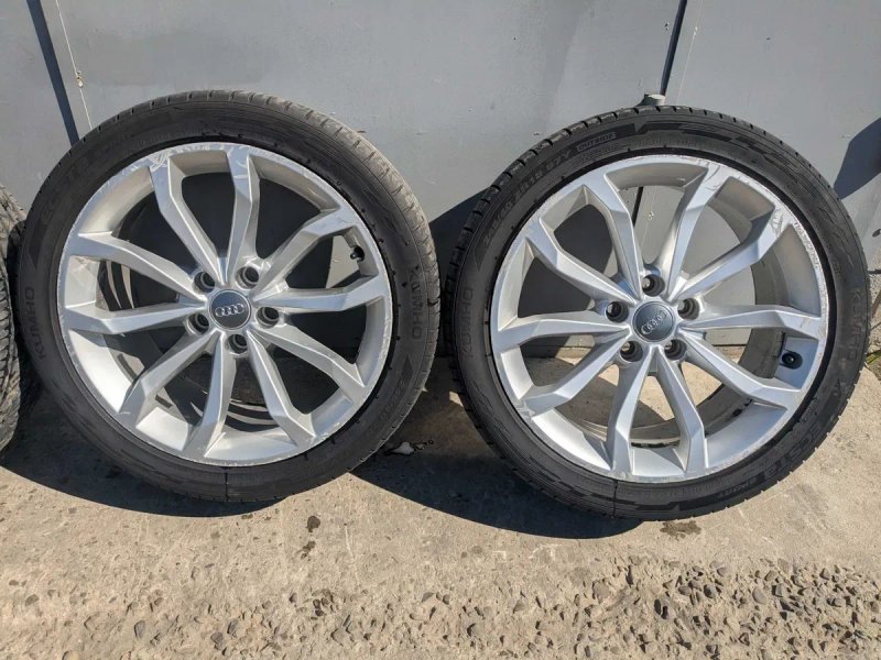 Диски Audi A4 B9 B8 A6 C7 A7 A5 R18 5x112 ET40 8W0601025H Титани колеса Ауді А4 Б9 — фото 3