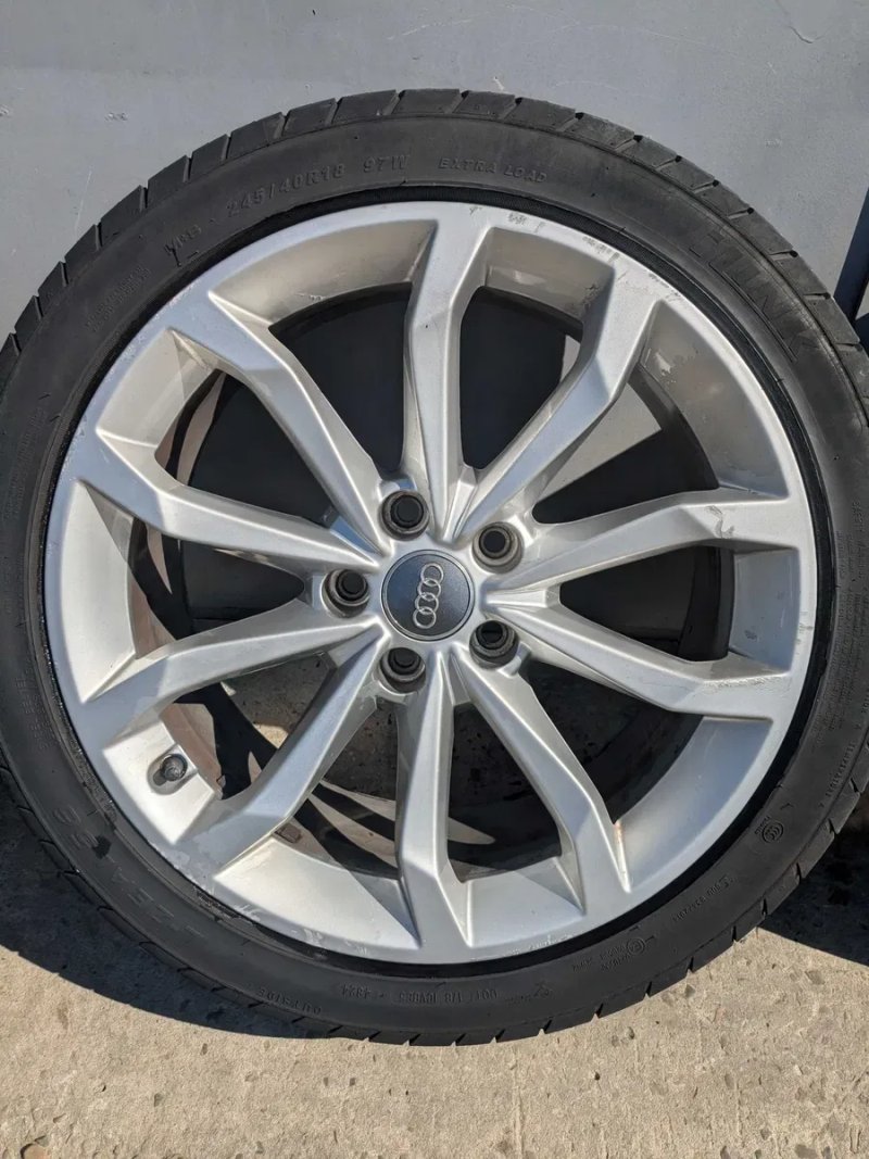 Диски Audi A4 B9 B8 A6 C7 A7 A5 R18 5x112 ET40 8W0601025H Титани колеса Ауді А4 Б9 — фото 5