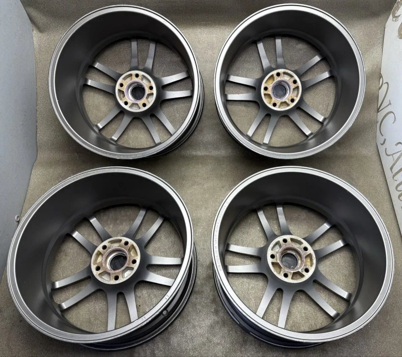 Диски Enkei графіт R18 5 114.3 et35 J8 mazda 3 5 6 cx-5 kia nissan honda megane tucson lancer — фото 6