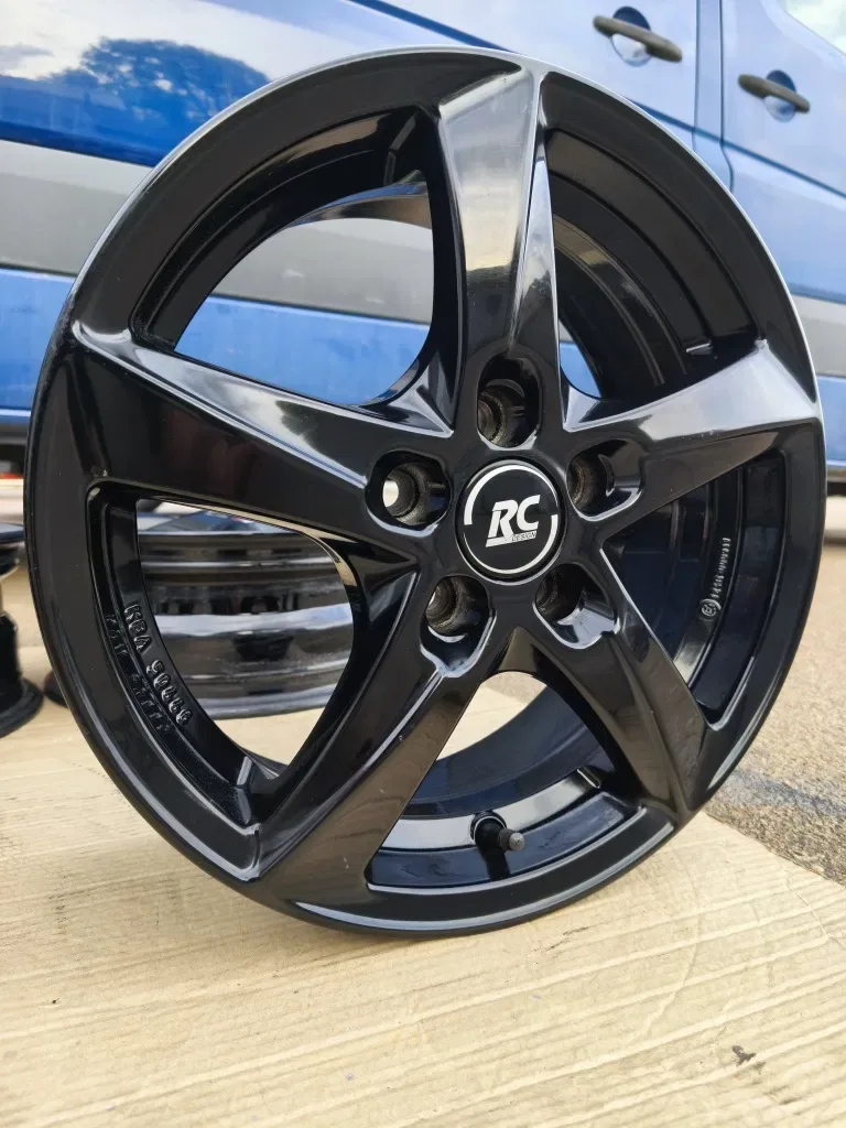 Диски Fiat Doblo 500L Tipo Egea Opel Combo Dodge Neon R15(5*98)et39 Dia 58,1mm Gloss Black Brock® Wheels Germany — фото 4