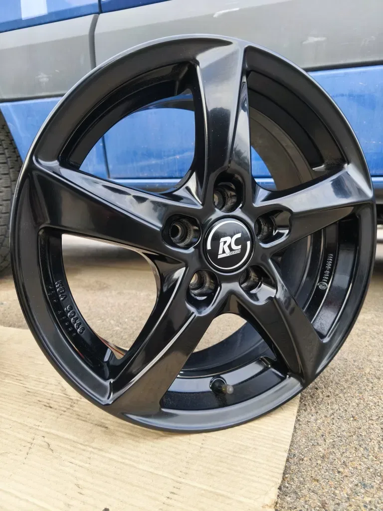 Диски Fiat Doblo 500L Tipo Egea Opel Combo Dodge Neon R15(5*98)et39 Dia 58,1mm Gloss Black Brock® Wheels Germany — фото 6