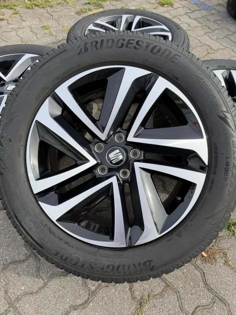 Диски колеса 18 R18 5 112 235 55 Skoda Kodiaq Volkswagen Tiguan Кодіак Тігуан Шаран Туран Sharan Seat Terraco allspace r line — фото 2