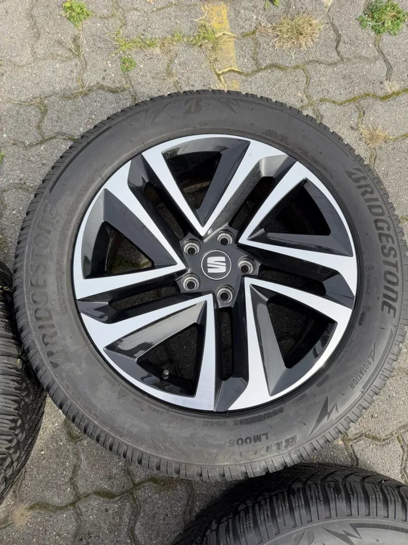 Диски колеса 18 R18 5 112 235 55 Skoda Kodiaq Volkswagen Tiguan Кодіак Тігуан Шаран Туран Sharan Seat Terraco allspace r line — фото 4