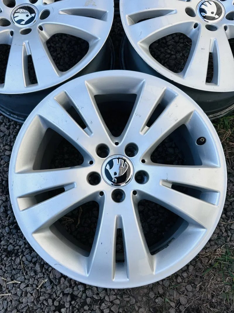 Диски легкосплавні 5/112 R17 7.5J ET-47 VW Skoda Audi Mercedes — фото 2