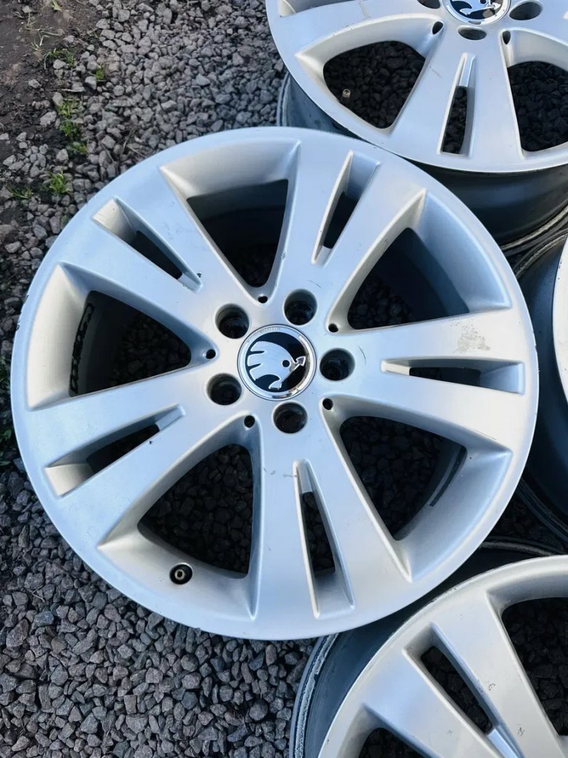 Диски легкосплавні 5/112 R17 7.5J ET-47 VW Skoda Audi Mercedes — фото 4