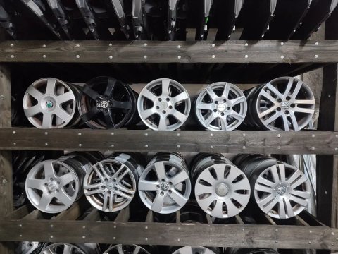 Диски легкосплавні R16 5×112 Volkswagen Audi Skoda Seat титани Фольксваген Шкода Ауді Сіат