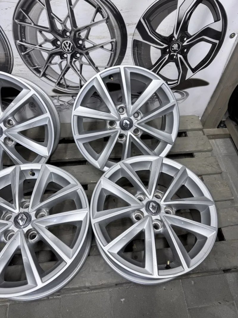 Диски литі 5/114.3/16  Reno Megan R Zoe 2 Captur Clio Kadjar — фото 4