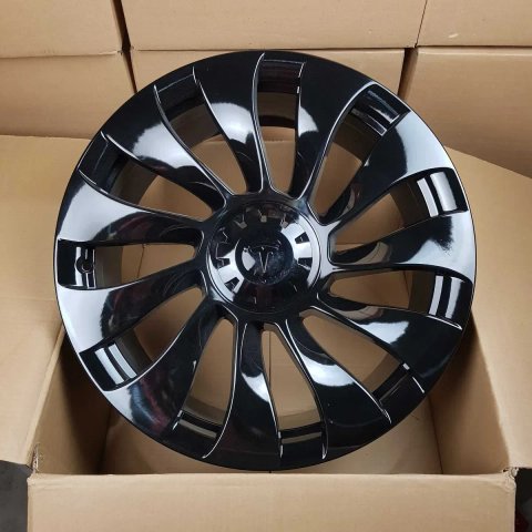 Диски На Авто R20 5x114.3 Tesla Model Y Model 3 Тесла Чорні Глянцеві