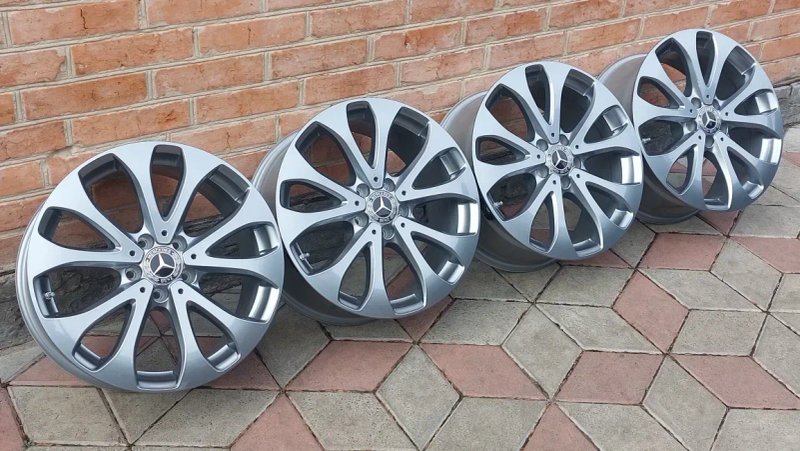 Диски ОРИГІНАЛ Mercedes R18 5x112 ET38 J8,0 ЦО:66,6 мм ЯК НОВІ  !!! Привезені з Нідерландів — фото 3