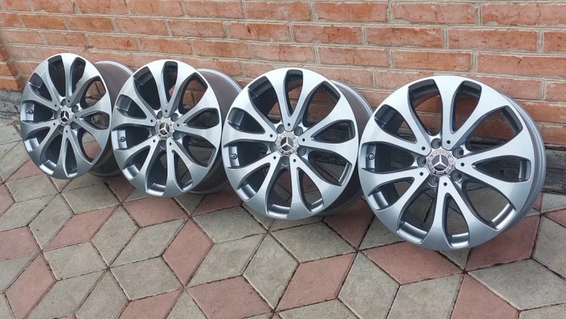 Диски ОРИГІНАЛ Mercedes R18 5x112 ET38 J8,0 ЦО:66,6 мм ЯК НОВІ  !!! Привезені з Нідерландів — фото 4