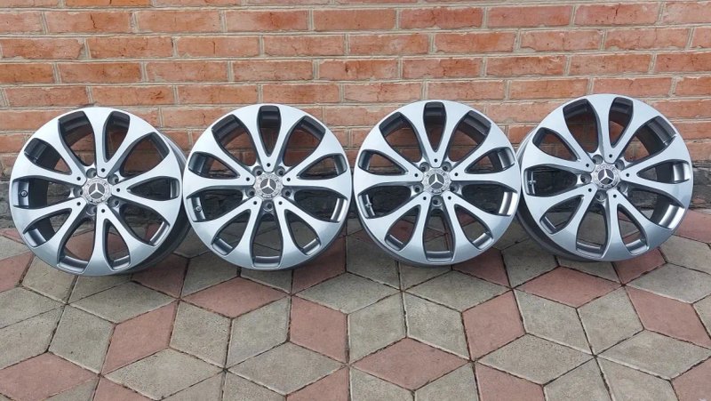 Диски ОРИГІНАЛ Mercedes R18 5x112 ET38 J8,0 ЦО:66,6 мм ЯК НОВІ  !!! Привезені з Нідерландів — фото 5